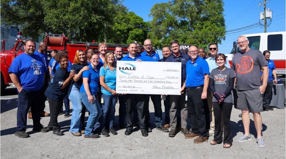 Hale funds Embers of Hope 2025 Summer Camp: A Community for Young Burn Survivors 